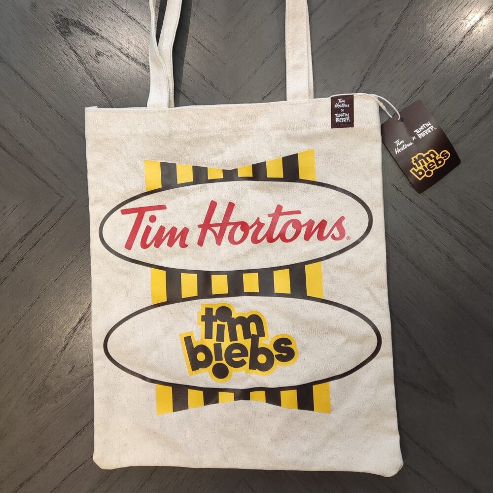 Tim Biebs Tim Hortons Tote Bag